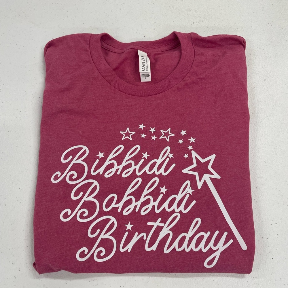 Bibbidi Bobbidi Birthdat tee